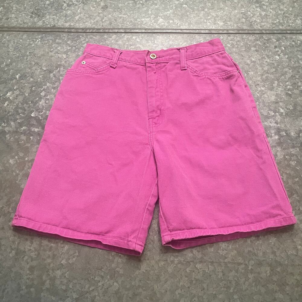 Vintage Cyclone High Rise Mom Pink Denim Jean Shorts Womens 11 28 Cotton 80s 90s